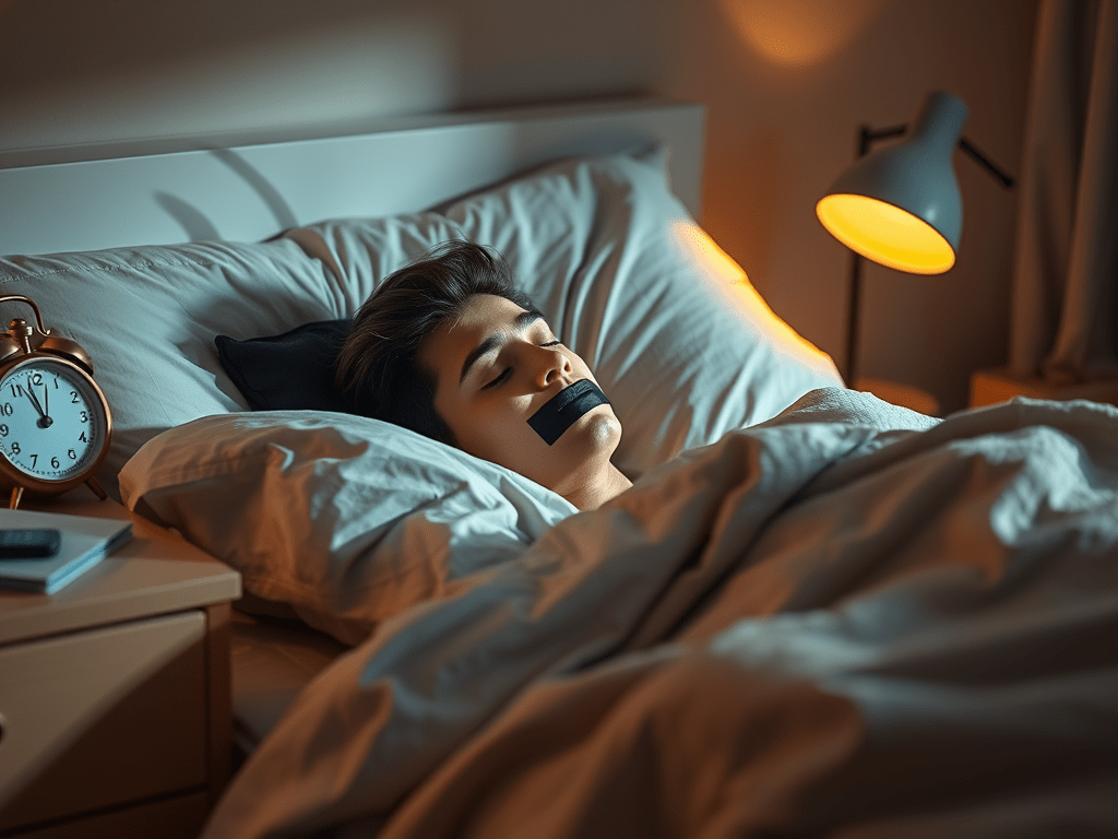 Mouth Taping for Better Sleep: Weird Trend or Science-Backed&nbsp;Hack?