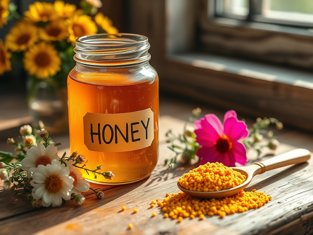 Raw Honey & Bee Pollen for Allergies &&nbsp;Immunity
